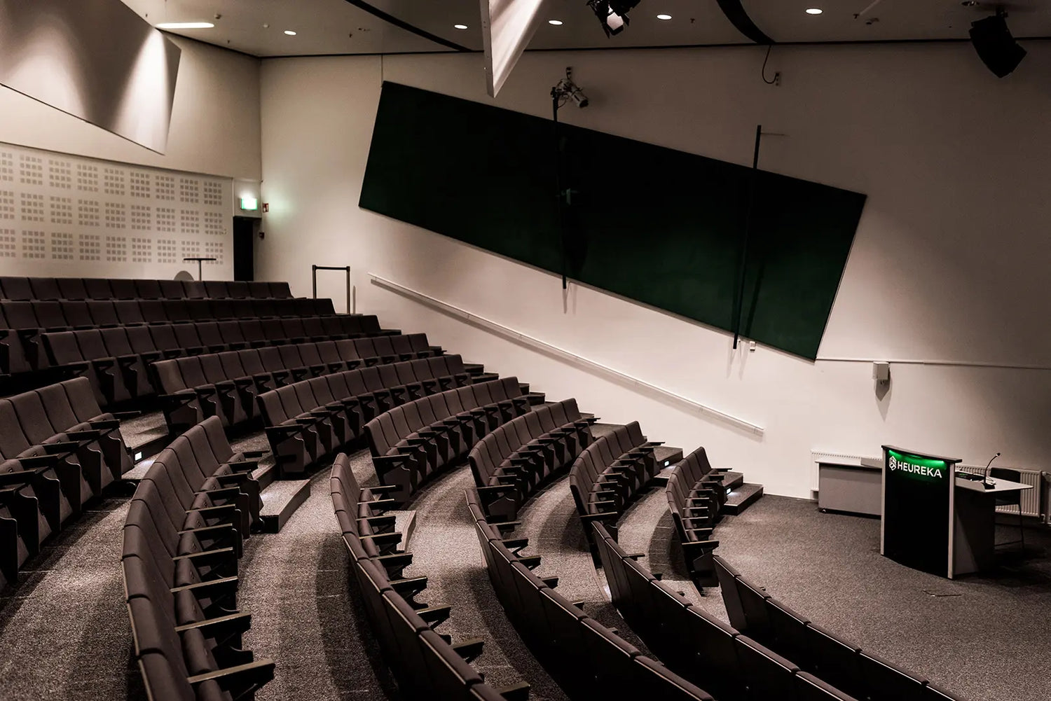 Heurekas auditorium.