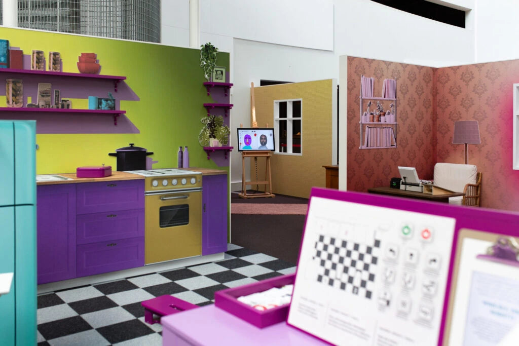 Artificial intelligence exhibition.