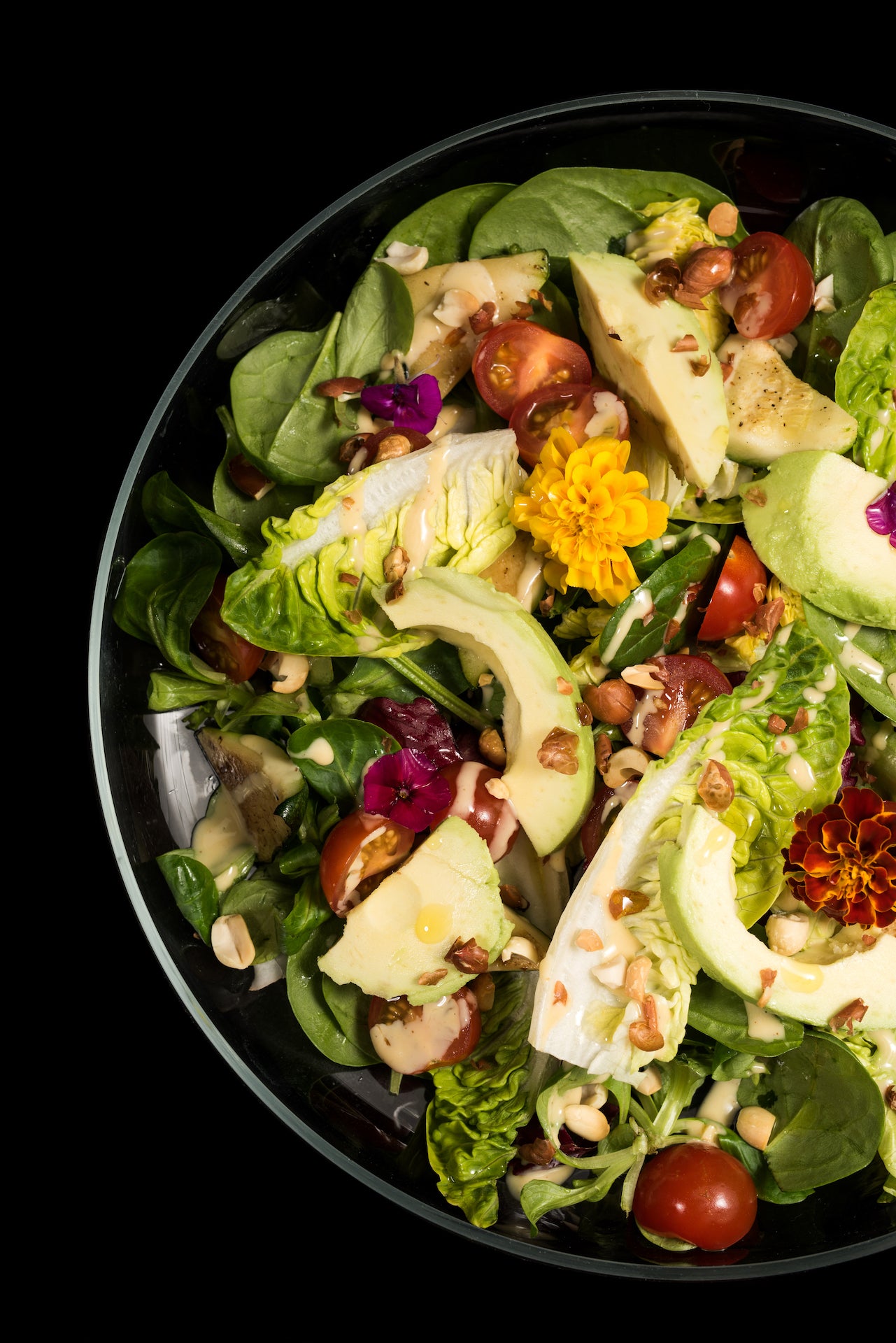 A delicious-looking salad at the Heureka Science Restaurant.