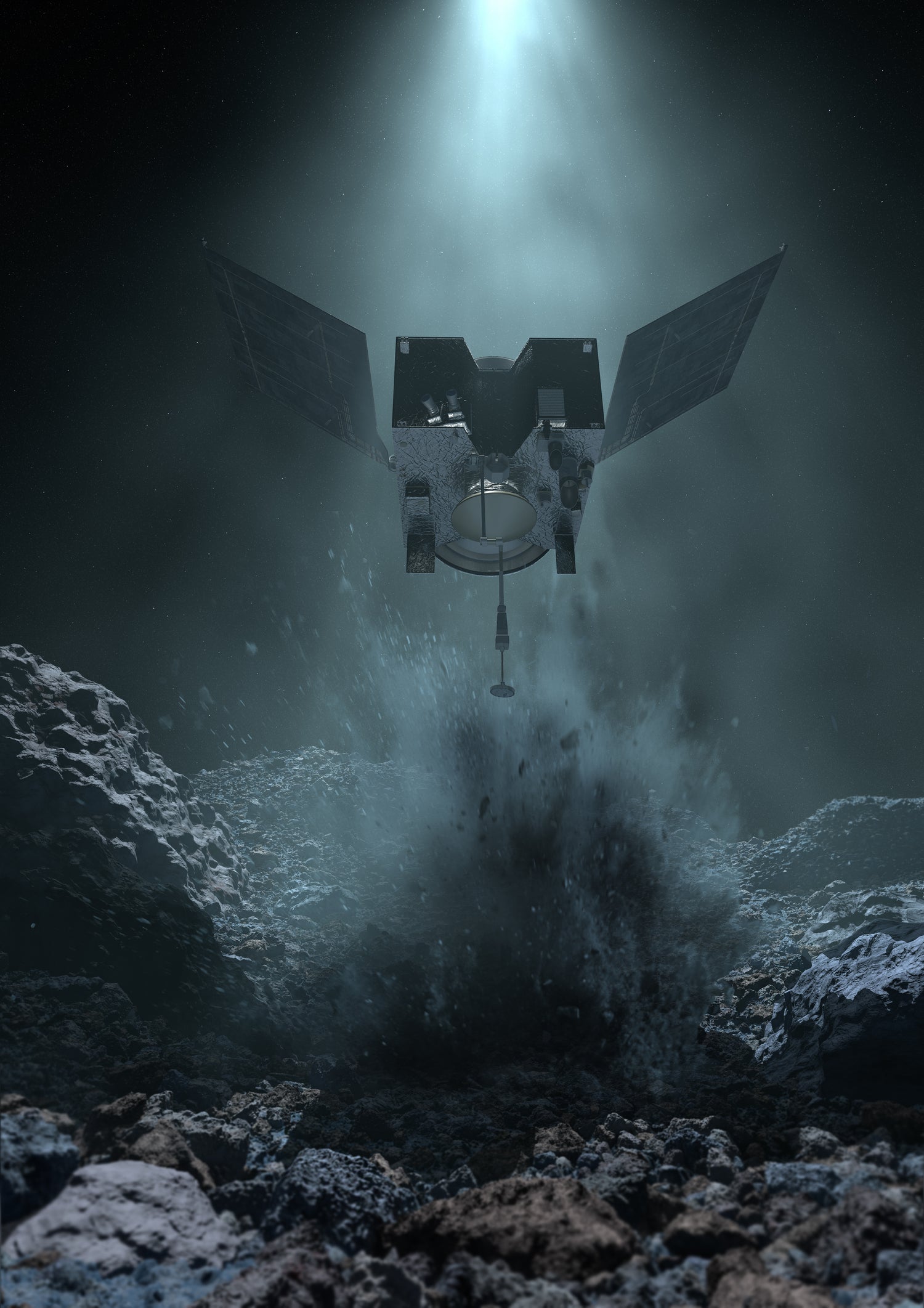 Asteroid Quest -elokuvan visuaalinen ilme.