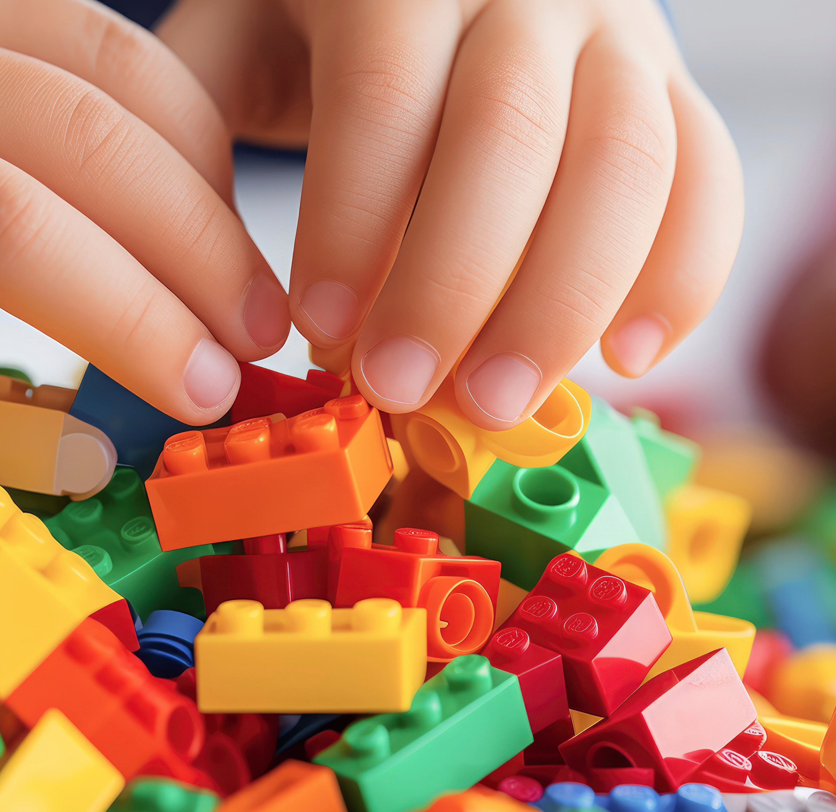 Legojen rakentelua. 
