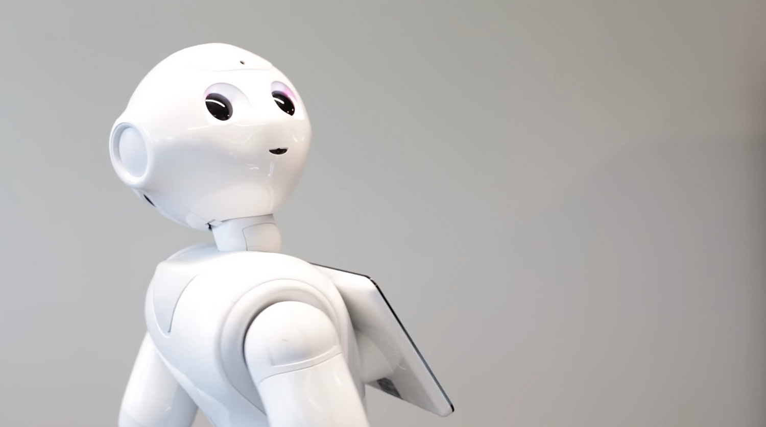 Pepper robot.