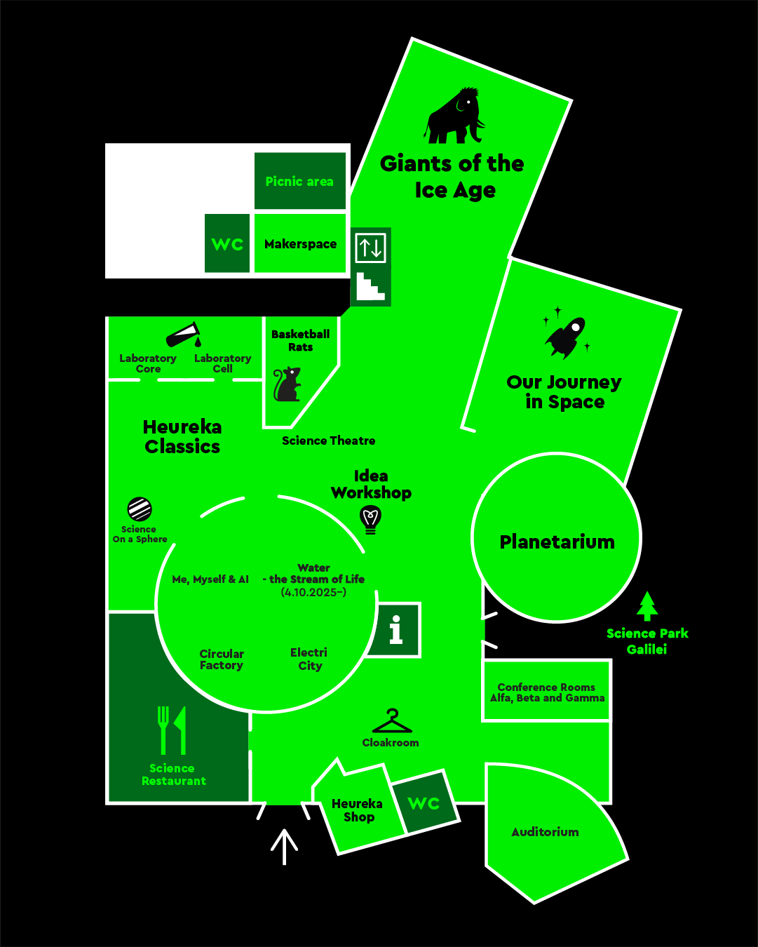 Map of Heureka.