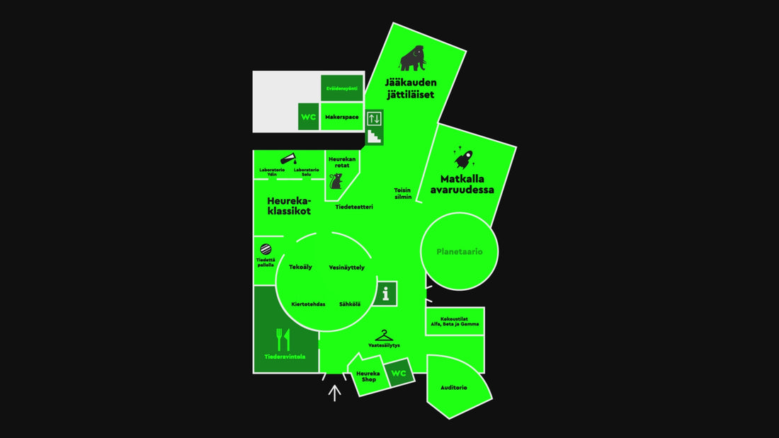 Video Heurekan uudistuksista talvella 2025–2026.